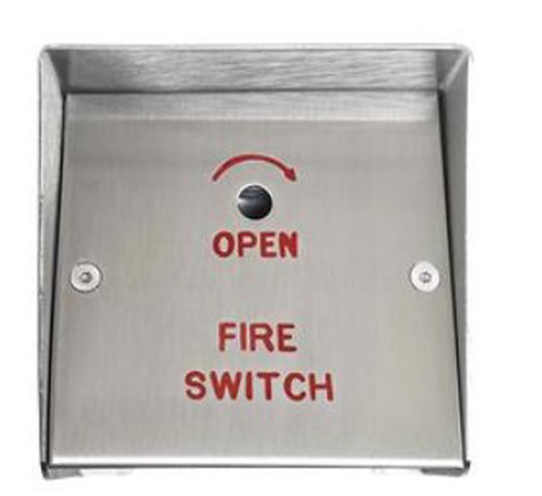 Comelit GDX Fire Drop Leaf Keyswitch Back Box Surface Stainless Steel