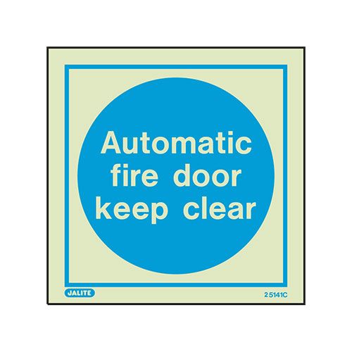 Firechief Automatic Fire Door Keep Clear Sign (5141C/R)