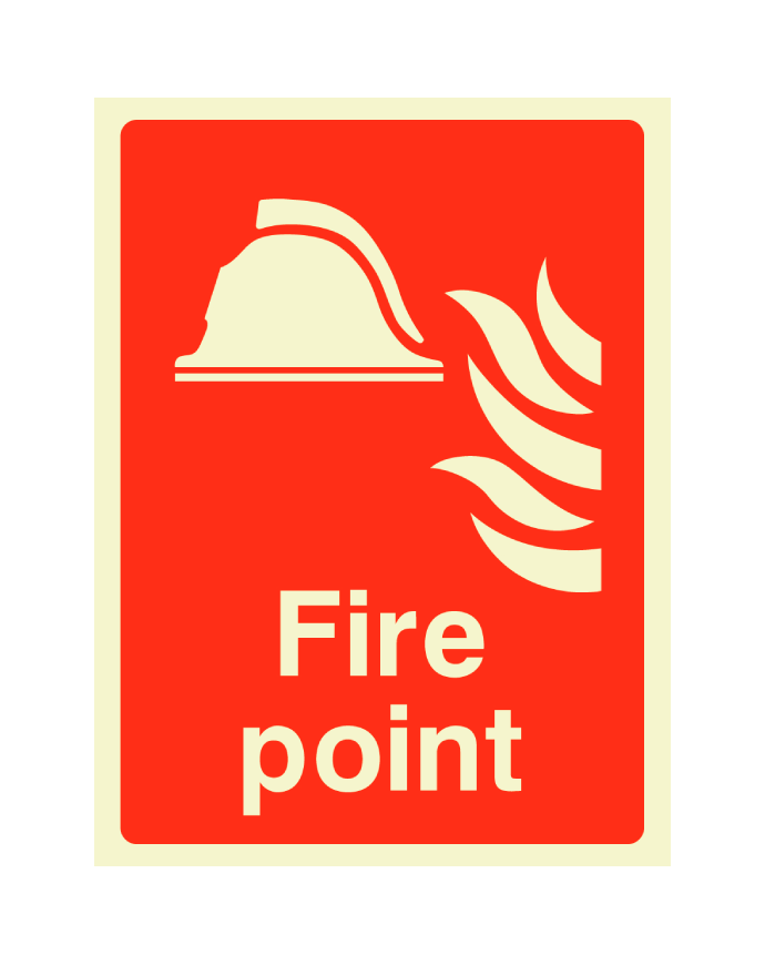 CheckFire 504P Fire Point sign photolum.