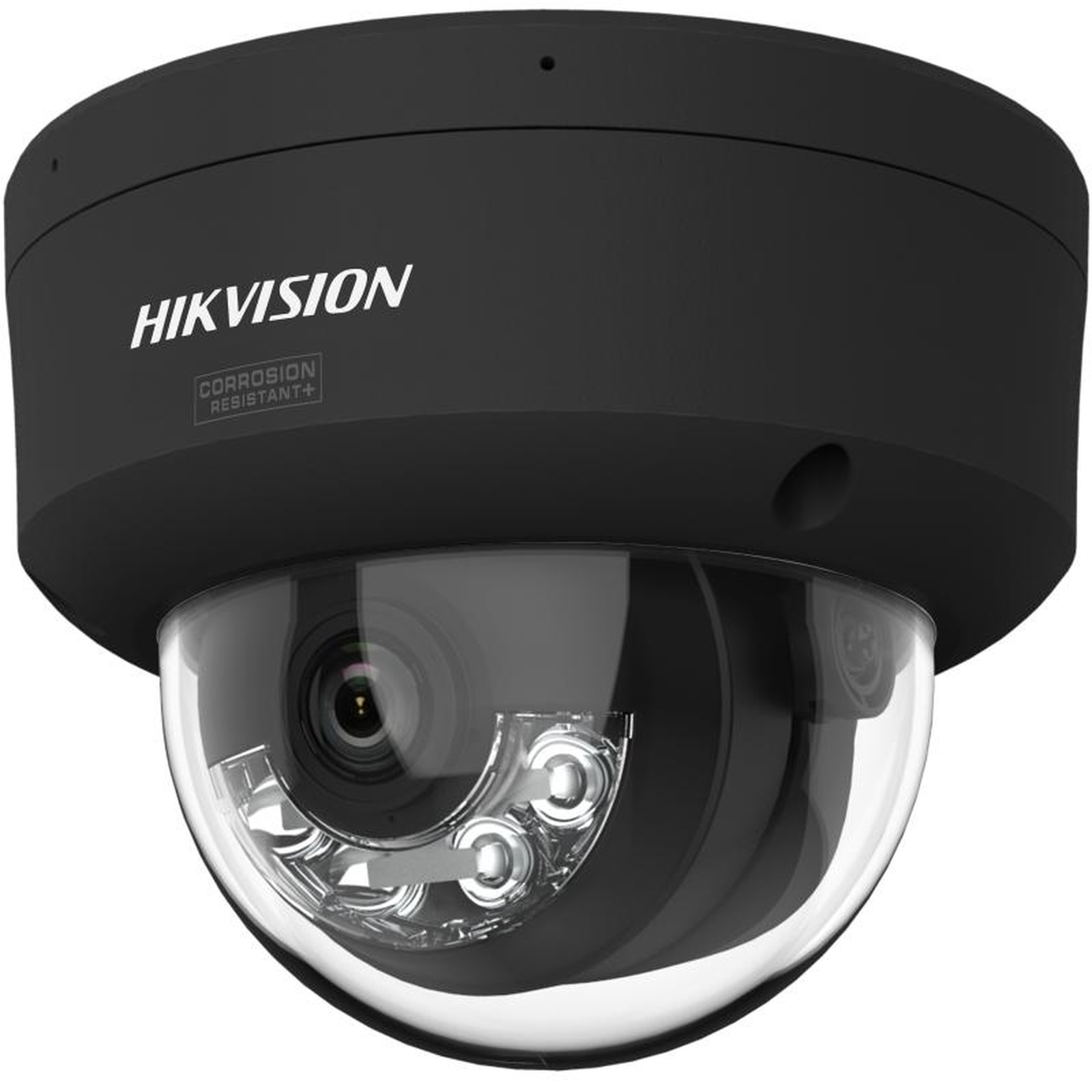 Hikvision 4MP Smart Hybrid Light with ColorVu Fixed Dome Network Camera Black