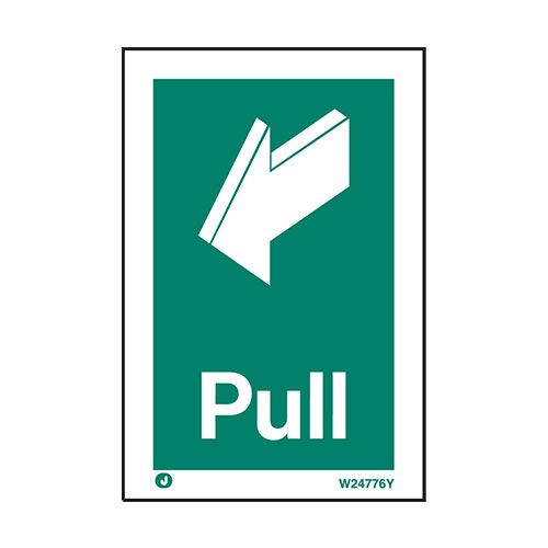 Firechief Pull Sign (W4776Y)