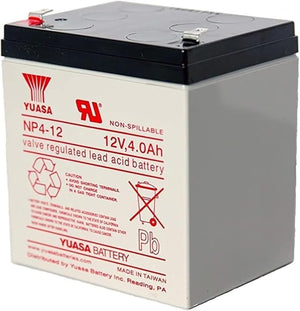 Yuasa NP4-12 12V 4Ah Sealed Lead Acid AGM Battery