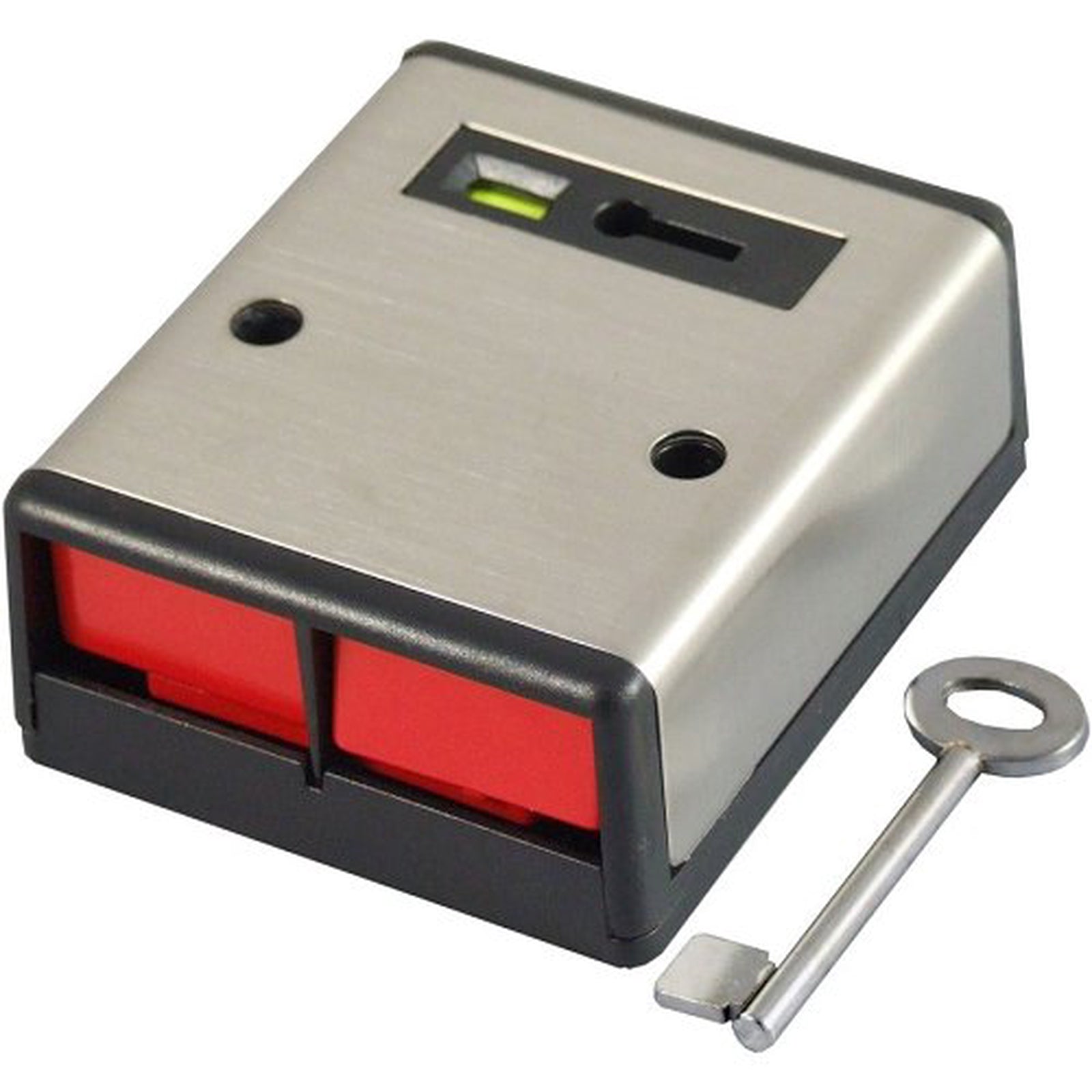 CQR Double Push Pa Bttn No Tamper - Ss