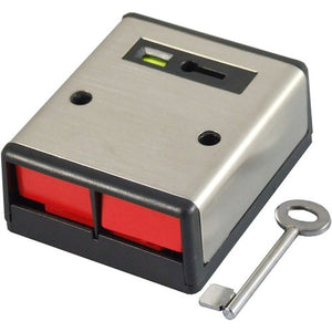 CQR PADP2/SS/G1 Double Push PA Button No Tamper - Stainless Steel