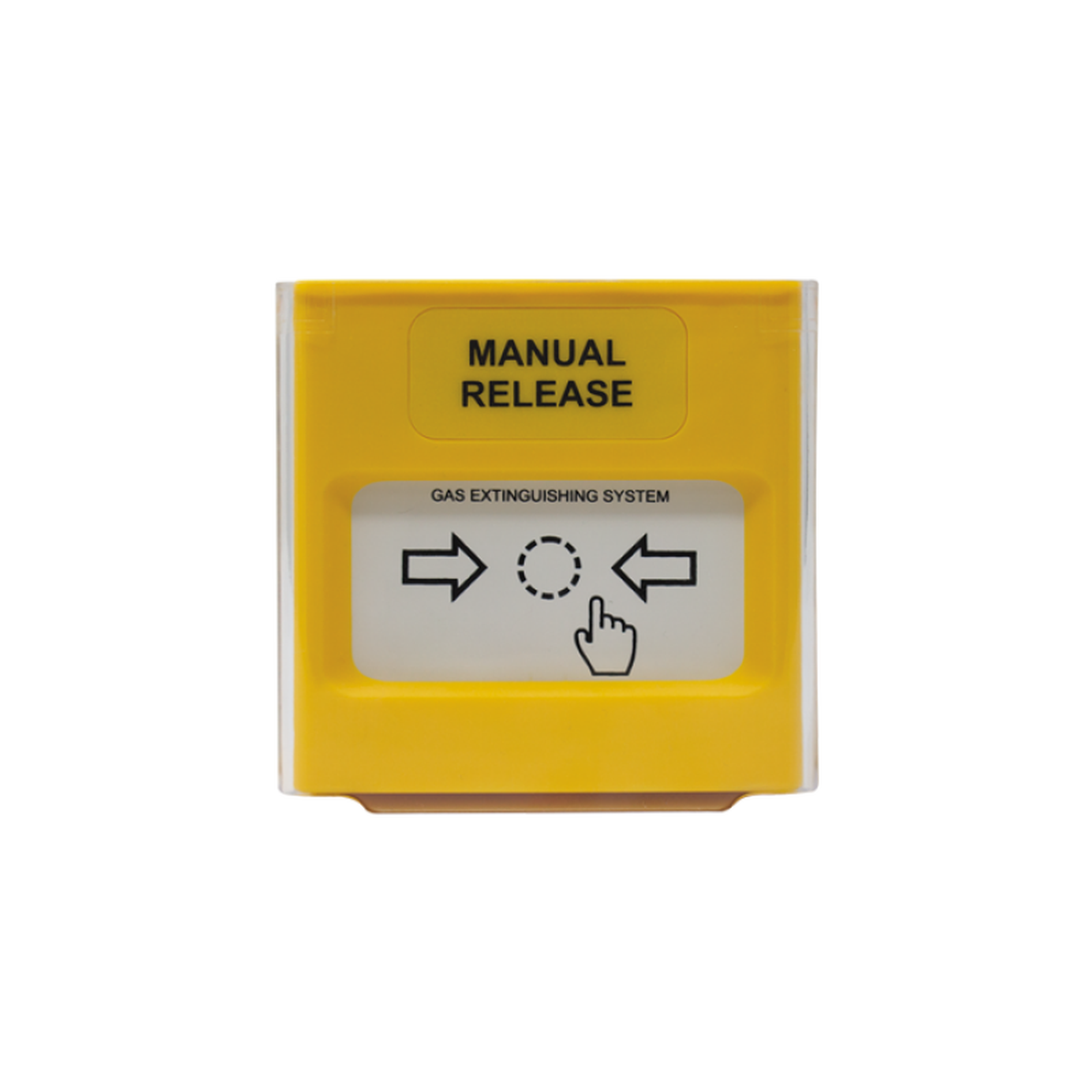 Comelit Resettable Manual Release Call Point & Cover Yellow