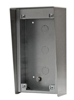 Videx Surface Back Box c/w Rainshield for 130x280mm VR Panel Stainless Steel