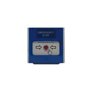 Comelit Emergency Stop Button Blue for Extinguishing System