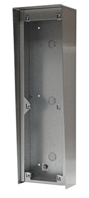Videx Surface Back Box c/w Rainshield for 130x400mm VR Panel Stainless Steel