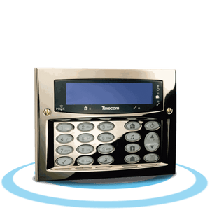 Texecom DBD-0122 Premier Elite FMK Flush Mount Keypad Polished Brass