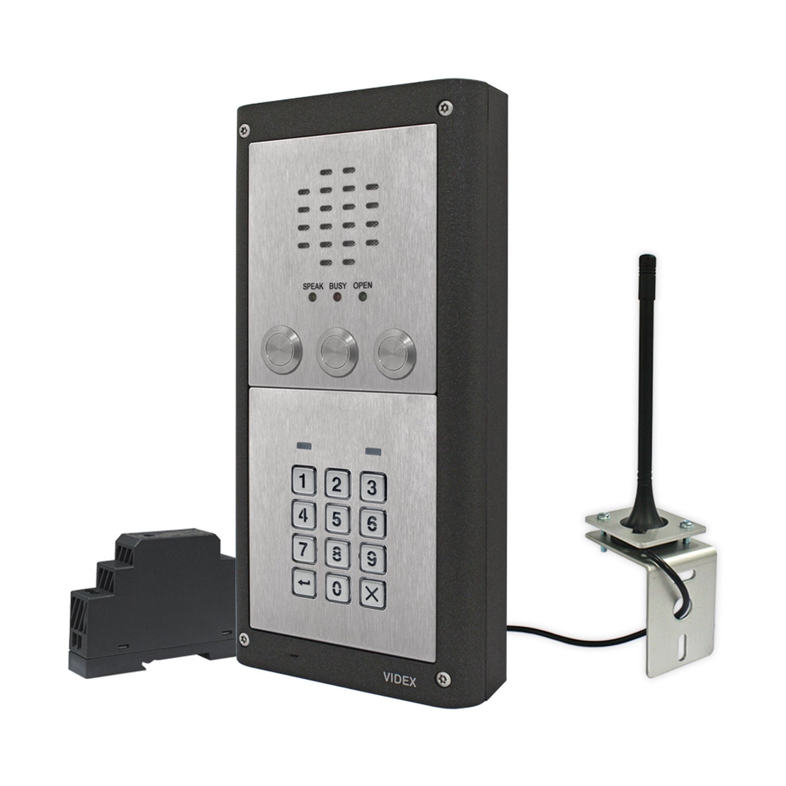 Videx 3 Button VR 4K Surface 4G GSM Audio Kit c/w Codelock