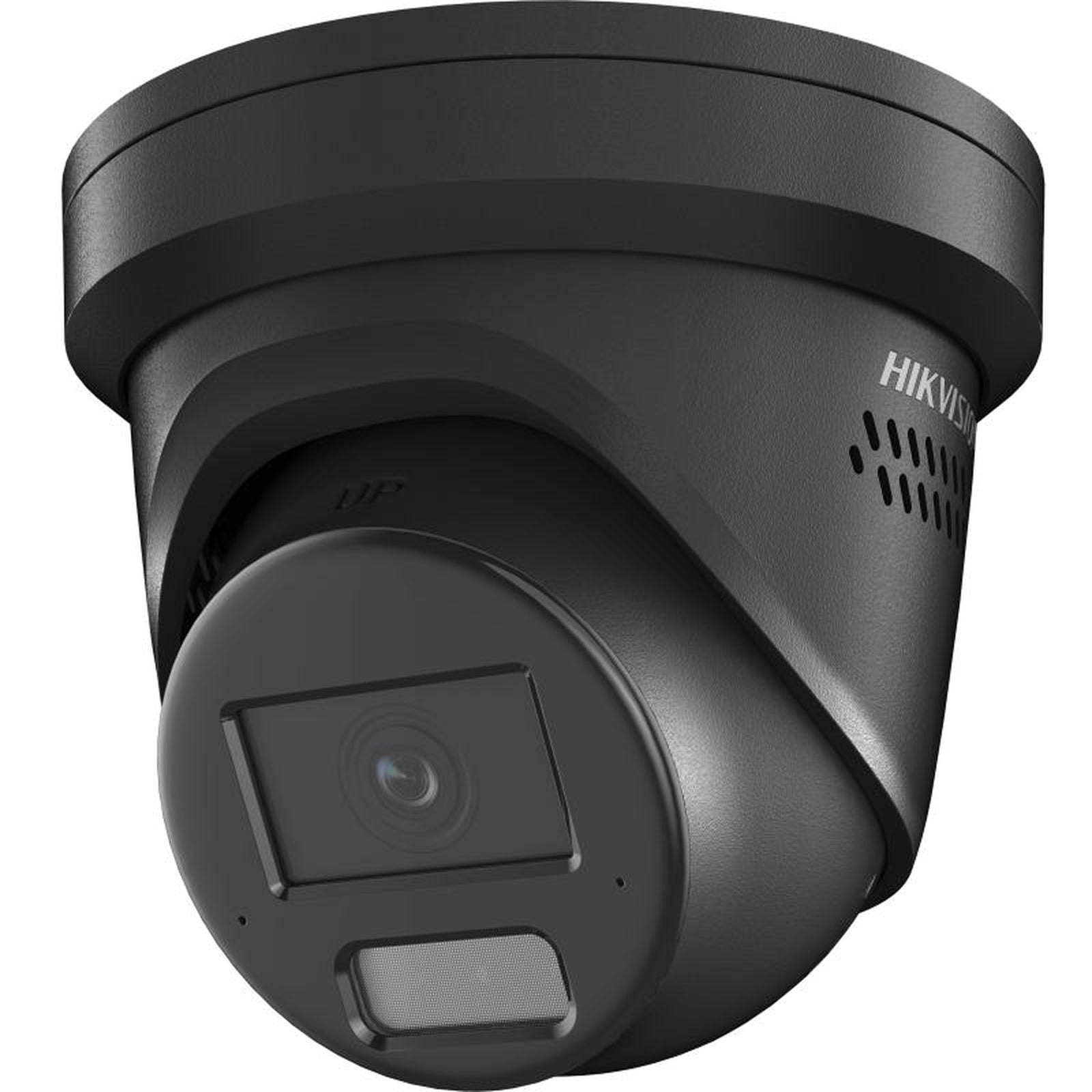 Hikvision 8MP AcuSense Strobe Light & Audible Warning Fixed Turret Network Camera Black