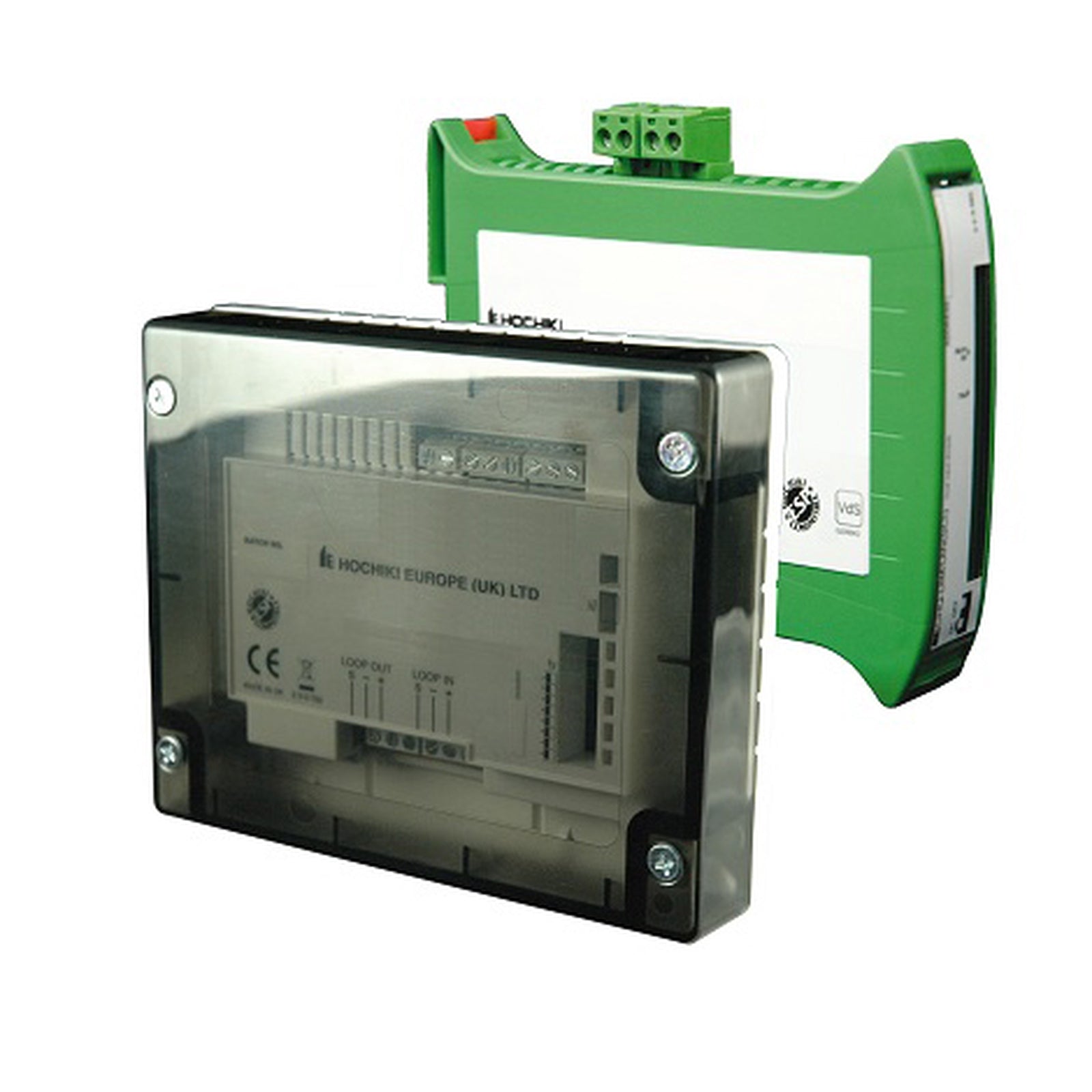 Hochiki Mains Relay Controller Din Enclosure with SCI