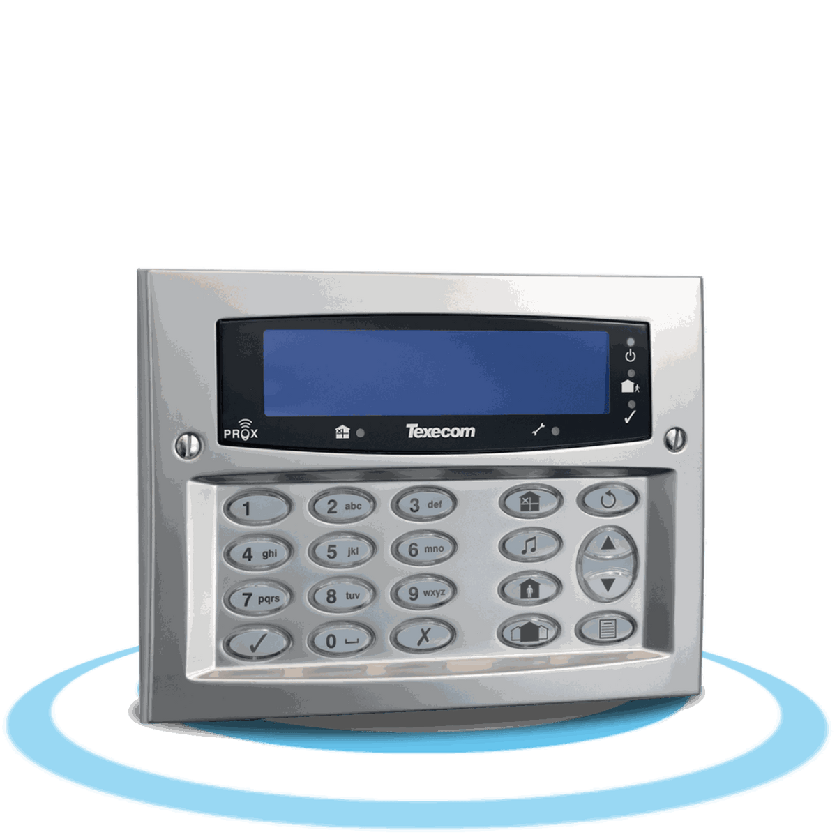 Texecom Premier Elite SMK Surface Mount Keypad Satin Chrome
