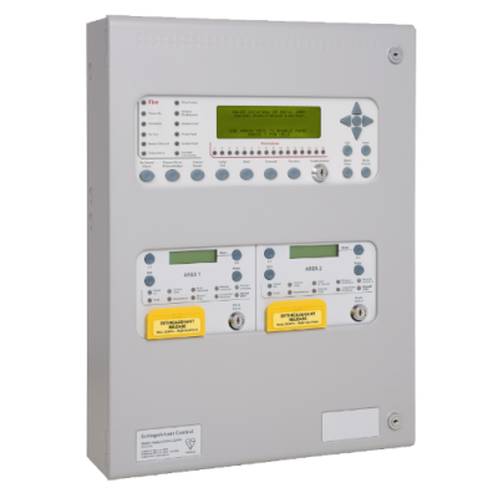 Kentec Syncro XT+ 1 Loop Apollo Protocol 3 Area Extinguishant Control Panel