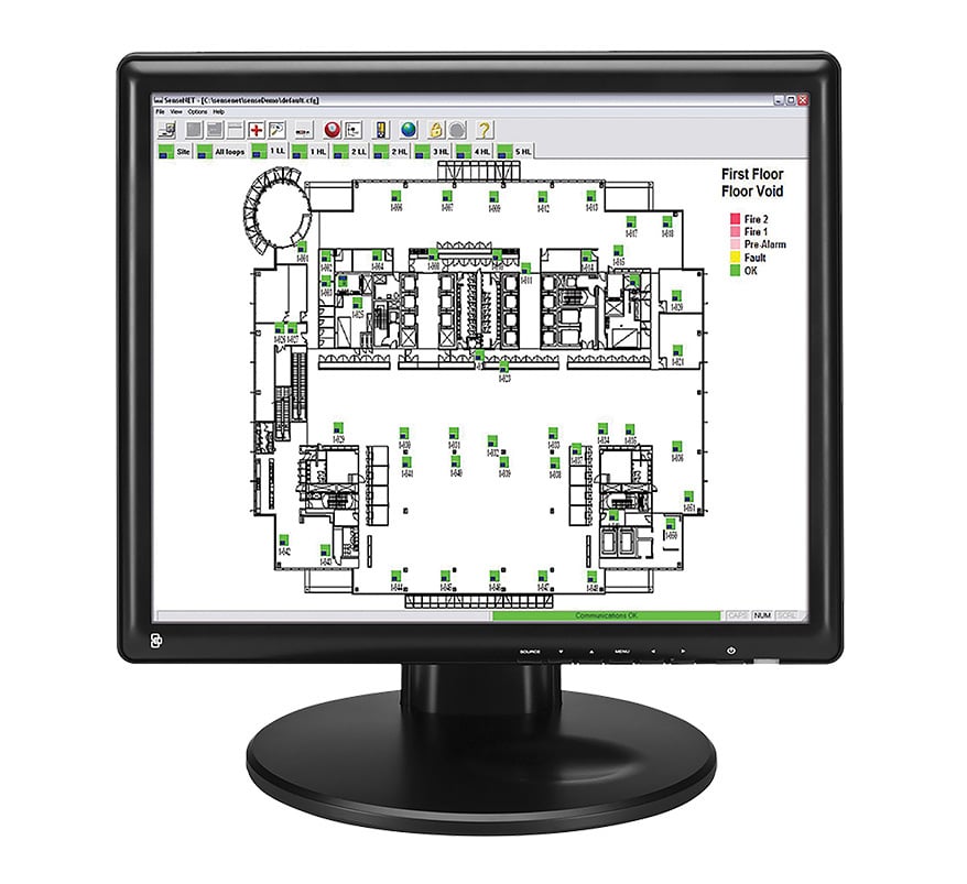 AirSense SenseNET Graphic PC GUI Software with License Dongle (9-30250) - JEM Systems UK