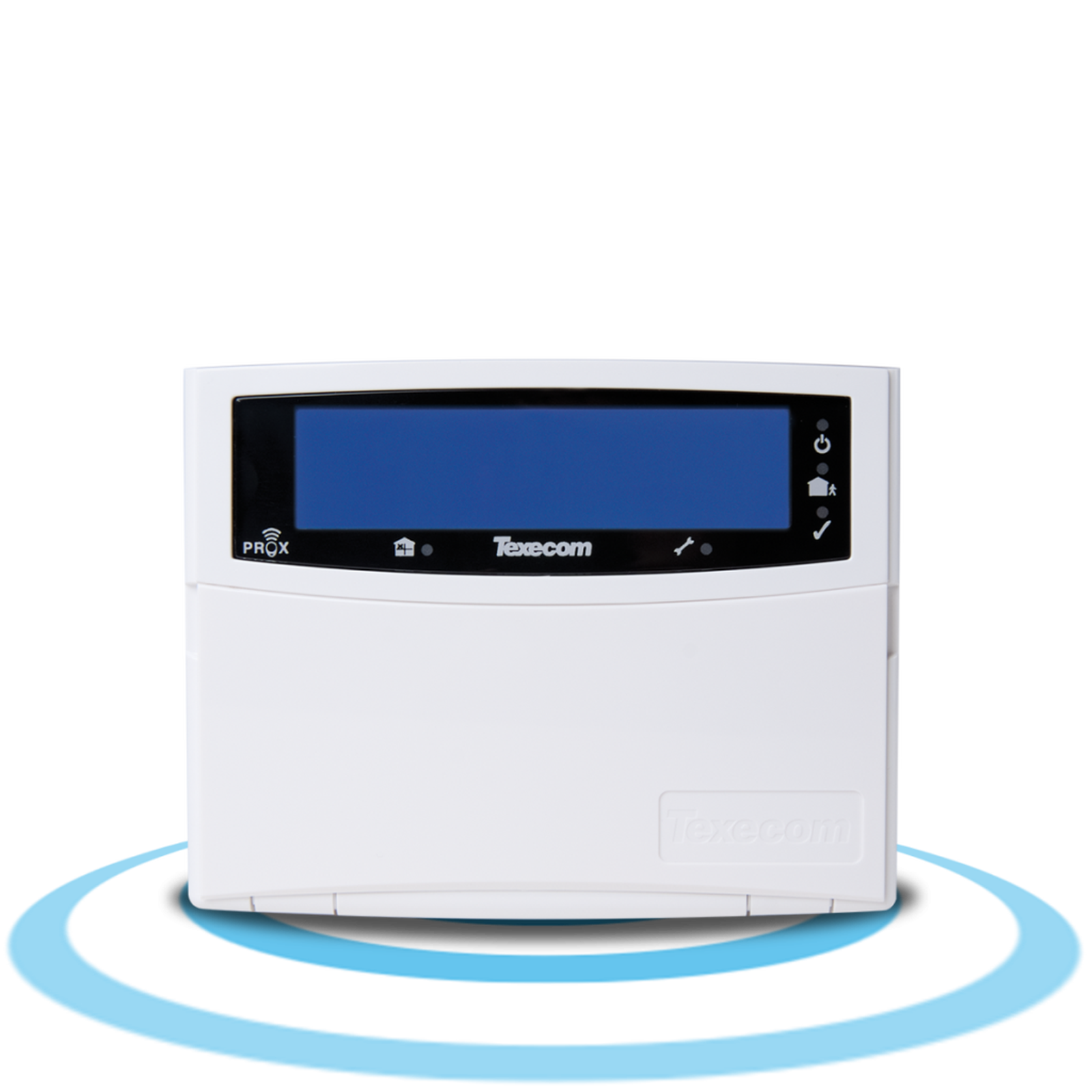 Texecom Premier Elite LCDLP Prox Keypad White Large Blue Display