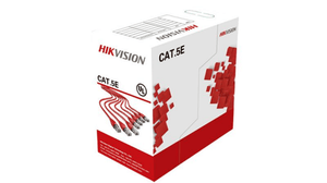 Hikvision Cat5e 0.5mm Solid Copper Network Cable Grey 305m
