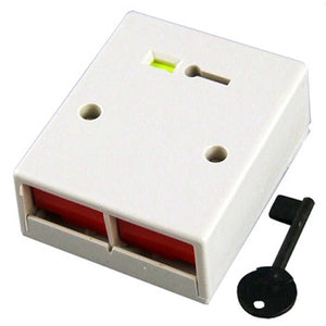 CQR Surface Double Push Panic Alarm Plastic White G3