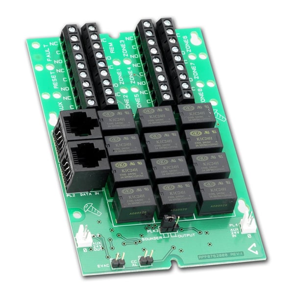 C-TEC CFP Relay Output Card (as per CFP762 + 8 Output Per Zone Relays) (CFP763) - JEM Systems UK