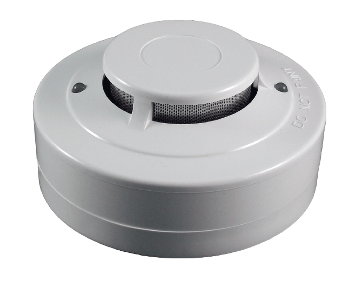 CQR Conv 12V Smoke Detector with Base 4-Wire