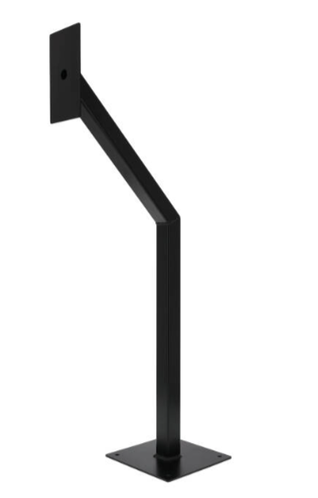 CDVI Car Height Goose Neck Post 1m Black