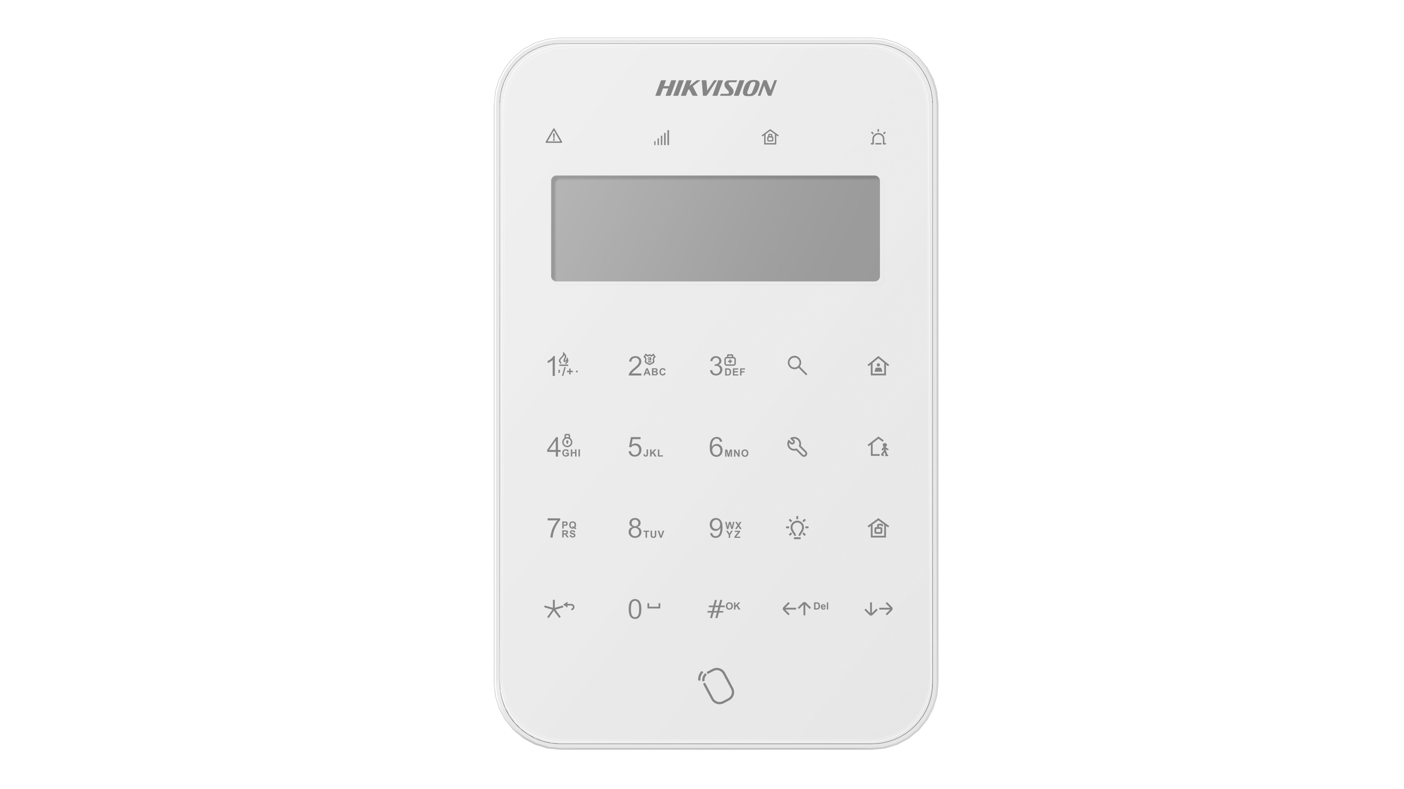 Hikvision AX PRO Wireless LCD Keypad c/w 2-Way Communication White