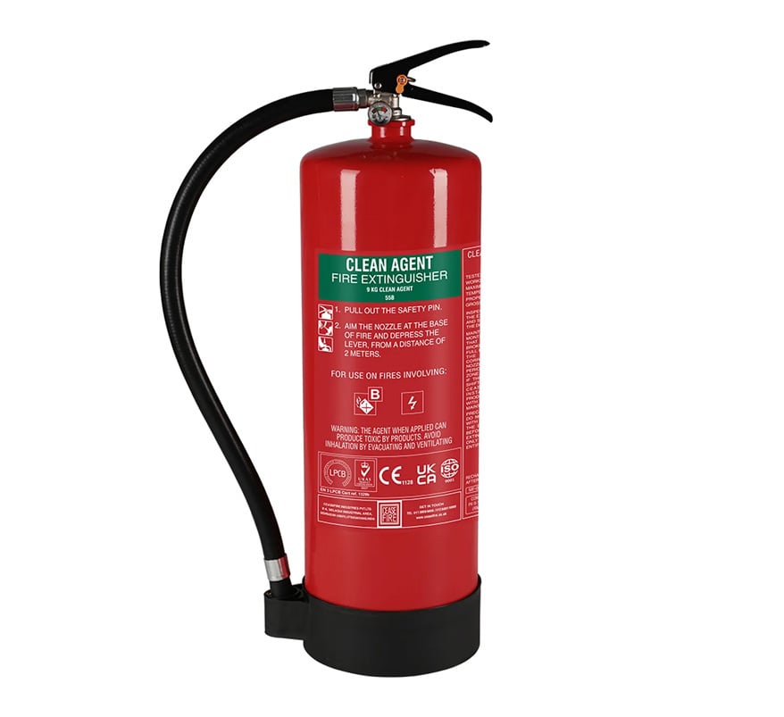 Ceasefire 9kg Fluoroketone Clean Agent Fire Extinguisher (CF-001336A)
