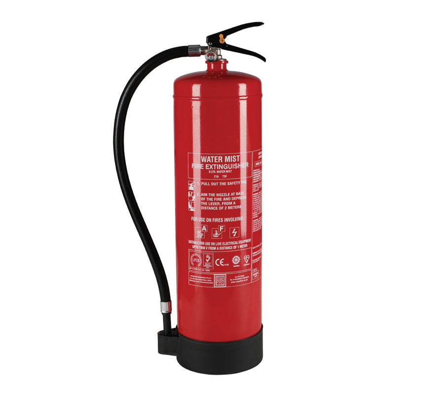 Ceasefire 9 Litre Water Mist Fire Extinguisher (CF-000712A) - JEM Systems UK