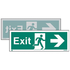 Firechief W405DSK Double-Sided Exit Sign Right Or Left