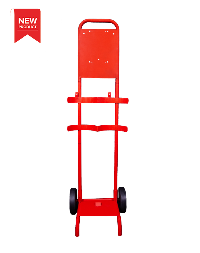 CheckFire ST-CS-002-002 Flat-pack Trolley, Rotary Alarm, 9ltr Water, 9kg Powder, Fire Bucket, & Signs