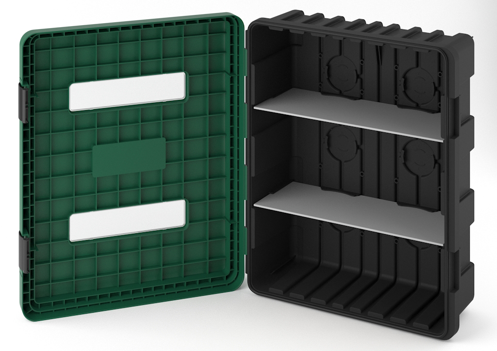 CheckFire CS09-DA/GREEN Commander Double Cabinet - Green