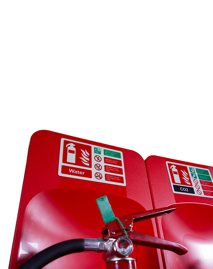 CheckFire CS51A Commander Double Extinguisher Stand with Inserts