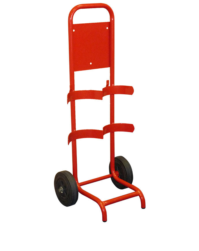 CheckFire CS23A Compact Double Extinguisher Trolley - JEM Systems UK
