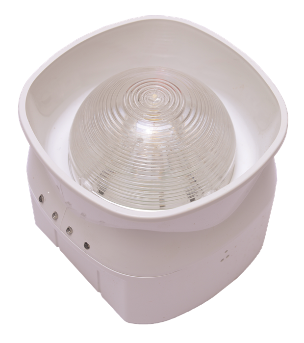 Apollo 58000-040APO Discovery Open-Area Voice Sounder VID - White Body (Red Flash) - JEM Systems UK