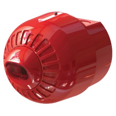 Ziton FAW355 Conventional VAD Beacon Red Deep Base Wall Mounted Red Flash - JEM Systems UK