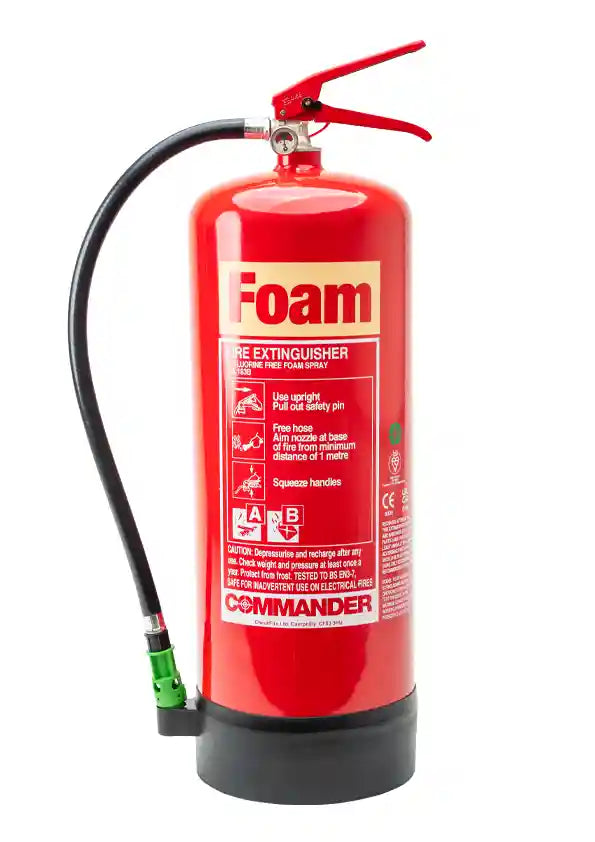 Commander FX-FFF-006-DCF 6ltr Fluorine Free Foam Fire Extinguisher