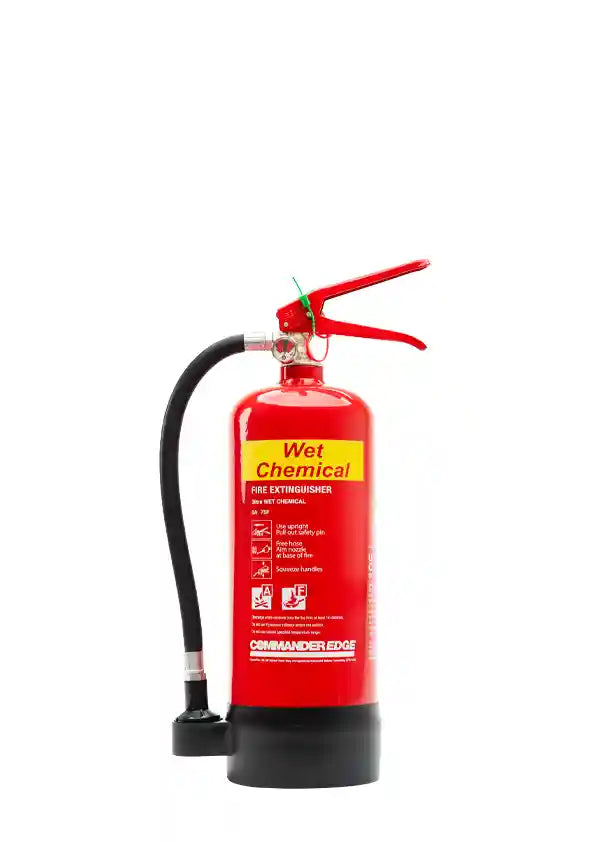 CheckFire FX-WCH-003-DCF 3ltr PFAS-Free Wet Chemical Fire Extinguisher CommanderEDGE - JEM Systems UK
