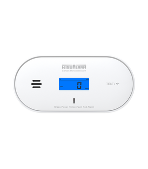 Wisualarm DHI-HY-GC30A-R8 F1 Wireless Interconnected CO Alarm with Temperature