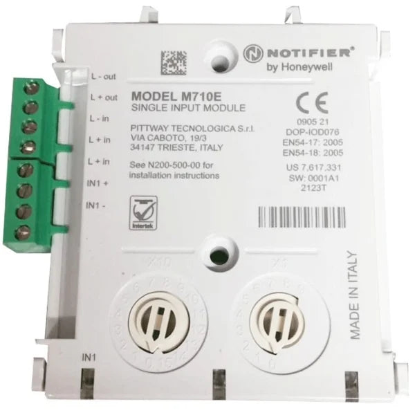 Notifier M710E Analogue Addressable Single Input Monitor Module
