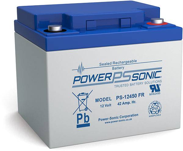 Power Sonic PS-12450FR 12V 45AH Flame Retardant