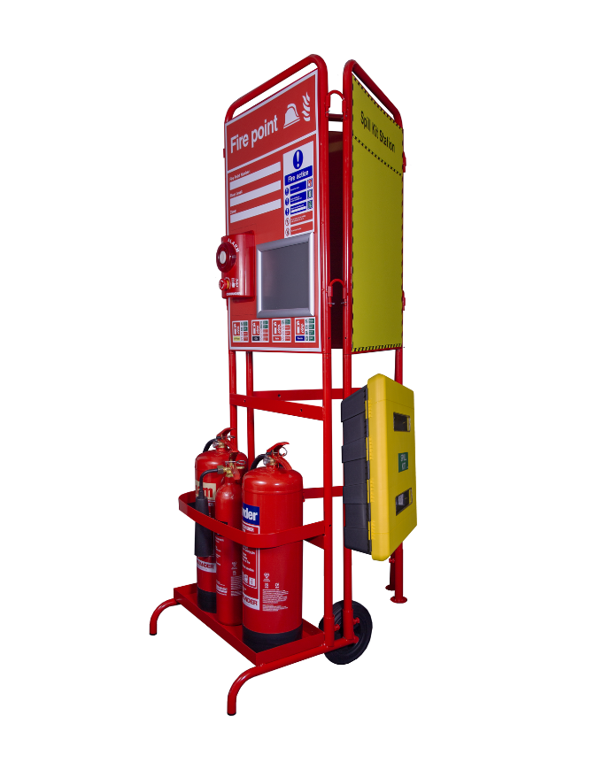 CheckFire ST-CS-003-001 Triple Flat-pack Construction Stand Bundle 1