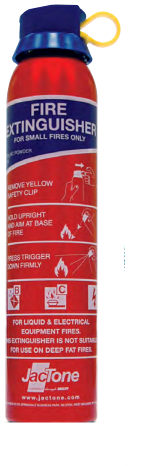 Jactone 600g BC Powder Red Aerosol Extinguisher AEBC600R