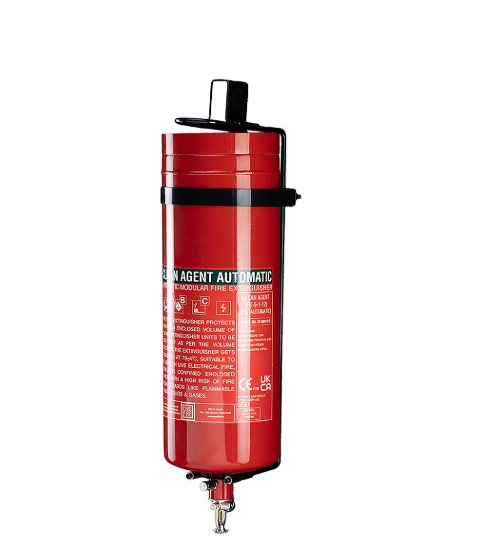 Ceasefire Automatic Clean Agent Fire Extinguisher, Wall Mounted, 9kg (CF-001417C)