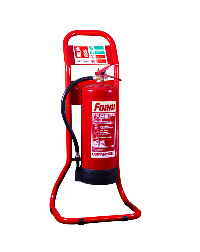 CheckFire CS30 Single Tubular Extinguisher Stand - Red