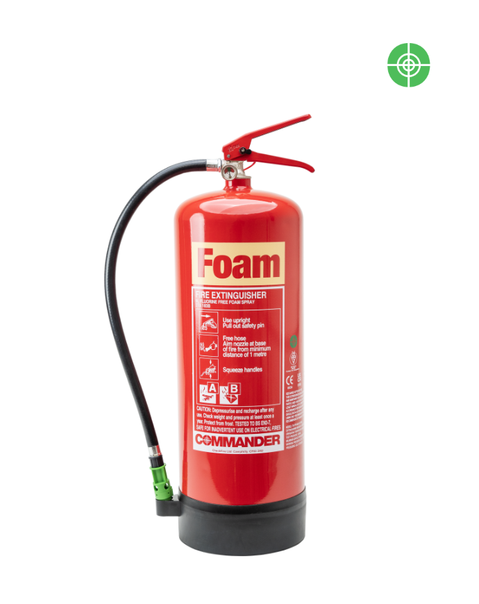CheckFire FX-FFF-009-DCF 9ltr Fluorine Free Foam Fire Extinguisher