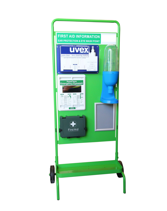 CheckFire CON-FPS-001-GRN Fire Point Stand - Wheeled - Green