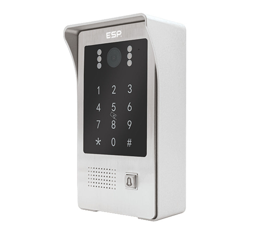 ESP Aperta IP PoE Single Way Video IP65 Outdoor Entry Station with Proximity Reader (A1IPVDS) - JEM Systems UK