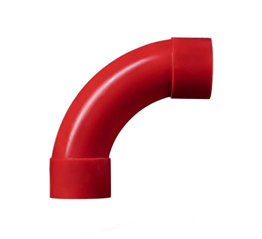 WAGNER Red 25mm 90º Swept Bend (Pack of 10) (01-10-9276) - JEM Systems UK
