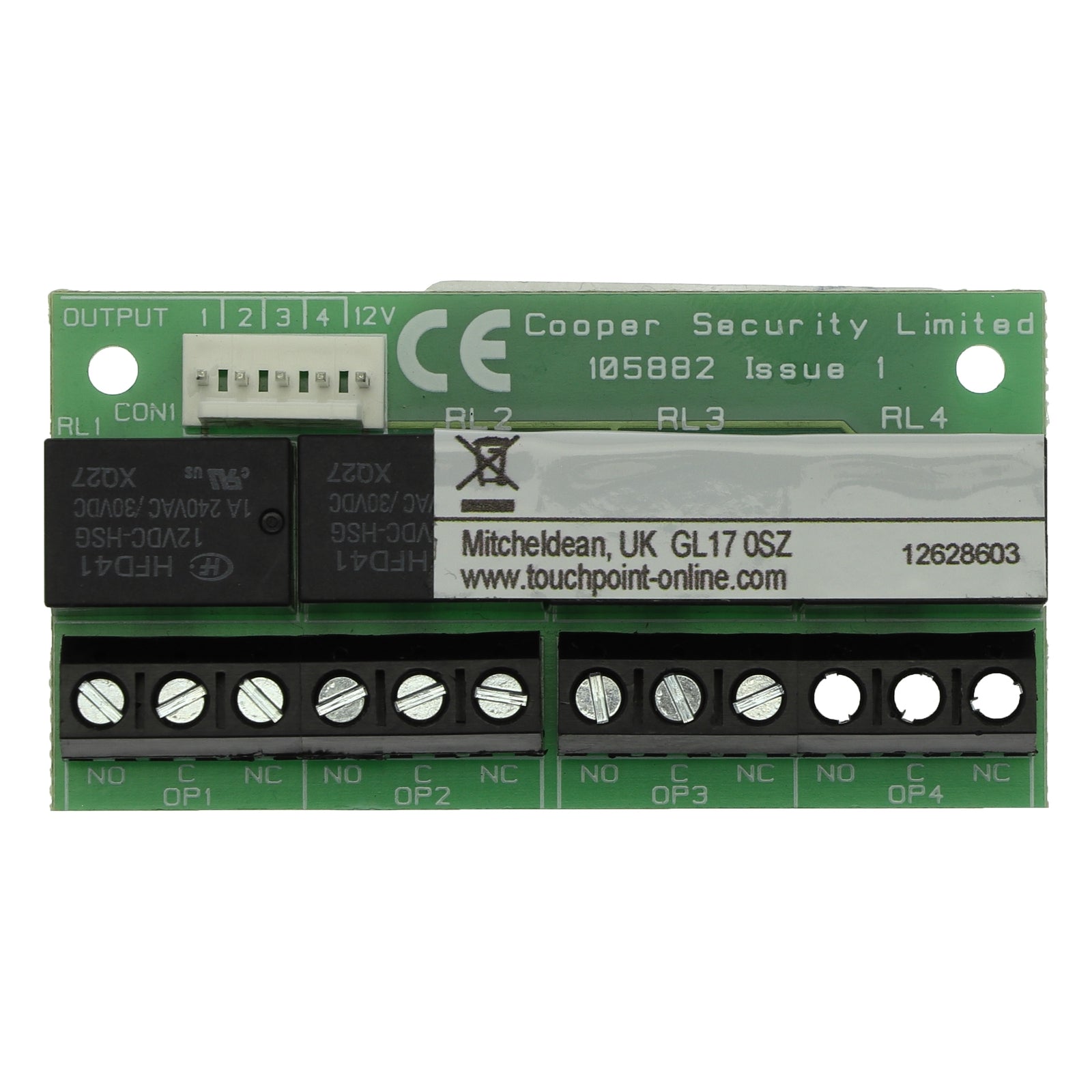 Eaton Four relay output card