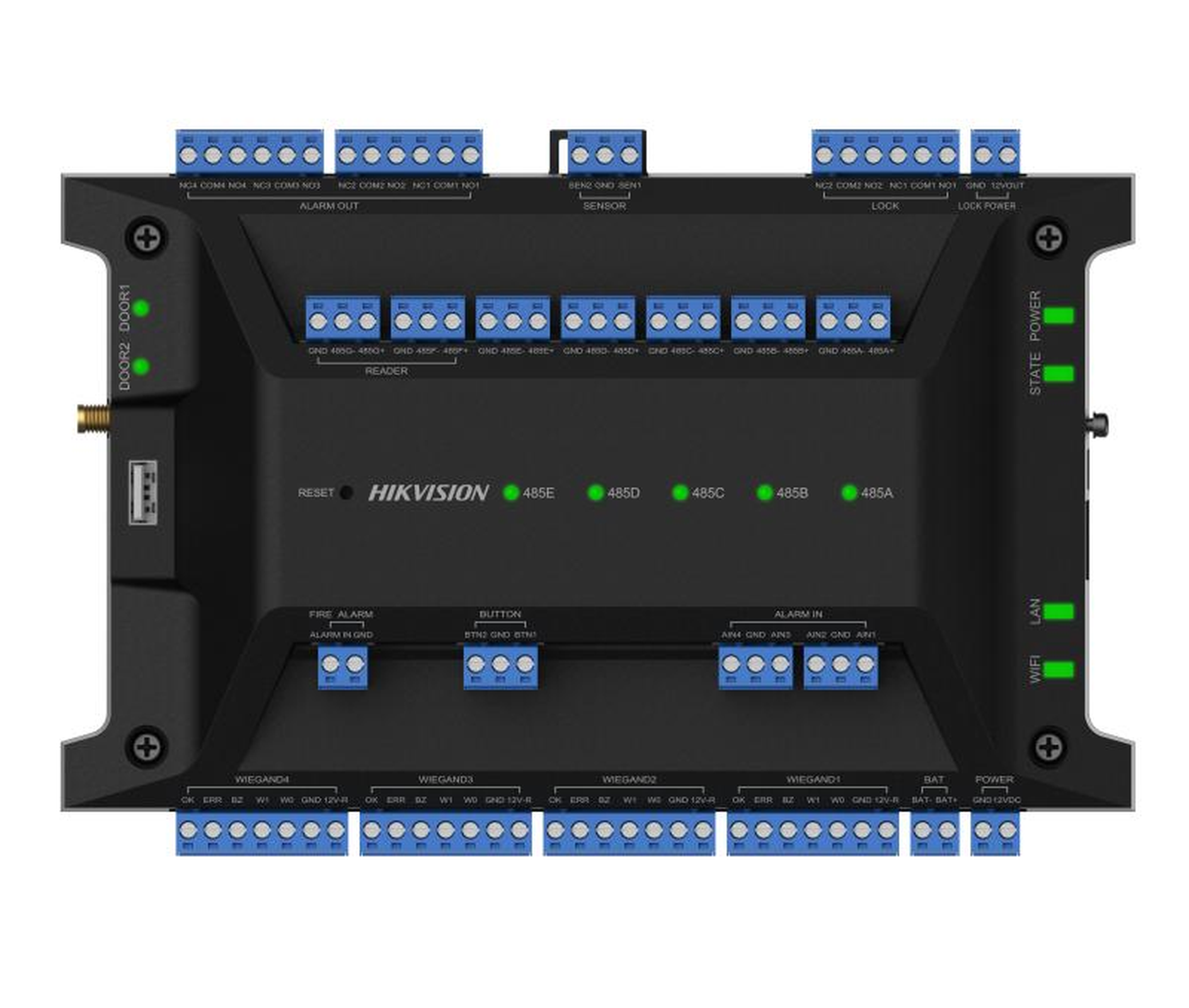 Hikvision 2 Door Access Controller with WiFi